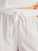 Schlafshorts, 100 % Bio-Baumwolle, weiss