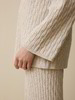 Pullover aus Bio-Baumwolle und Wolle, sand melange