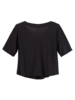Shirt Oversize Schwarz Rückansicht