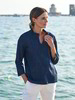 Bluse, dark denim