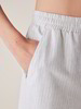 Pyjamahose, Baumwolle, flanell streif grau