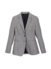 Blazer-Leinenstretch-meliert, leinen schwarz meliert