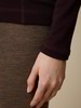Rollkragenshirt aus Bio Wolle, aubergine