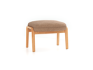 Hocker Ketil, Wollstoff Stavang Haselnuss (65), Esche