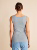 Top Rippe, grau melange