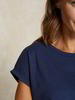 Shirt-kurzarm, denim blau