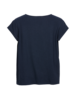 Shirt-Kurzarm mit Knoten, 39 dunkelblau