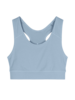 Yoga Bra aus Bio Baumwolle, kornblume