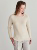 Pullover-Fischgratmuster, offwhite
