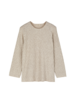 Pullover aus Bio-Baumwolle und Wolle, sand melange