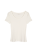 Kurzarmshirt, weiss