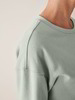 Sweatshirt Langarm, 100 % Bio Baumwolle, mintgrau