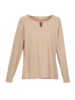 Shirt Langarm, sand melange