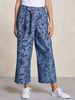 Hose-Culotte, denim chambray bedruckt