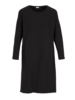 Kleid Sweat, schwarz, Vorderseite