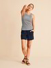 Top, ringel-rippe natur/navy