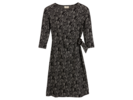 Jersey-Kleid Schwarz, Vorderansicht