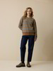 Pullover aus Yakwolle, Kamelhaar und Wolle, 68 yak/kamel ringel