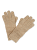 Handschuhe aus Alpakawolle, natur melange