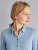 Blusenshirt, jeansblau