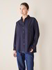 Hemdbluse Wolle, navy