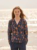 Bluse-Blumendruck