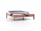 Bett Alpina ohne Betthaupt, 180 x 210 cm, Kernbuche