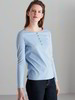 Shirt-Langarm, 33 veilchenblau