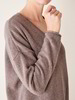Pullover-lang, walnuss melange