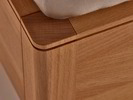 Bett Tenso mit Holzbetthaupt, Buche
