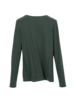 Shirt Langarm, moosgrün, Rückseite