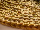 Wollteppich Maglia, Safran