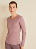 Shirt-Langarm, mauve