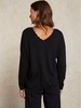 Pullover-Rippe, schwarz