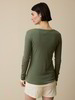 Langarmshirt aus Bio Wolle, kleeblatt
