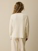 Pullover aus Bio-Baumwolle und Wolle, natur