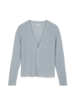 Strickjacke aus Alpakawolle, lichtblau