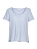 Shirt-Kurzarm-Flamé, lavendel blau