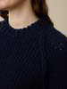 Pullover aus Bio-Wolle, dunkelblau