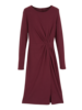 Kleid Langarm, burgund, Vorderseite