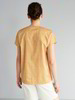 Bluse-Kimono bedruckt, minimal druck curcuma