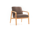 Fauteuil Ketil, Wollstoff Kaland Torf (70), Buche