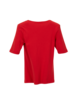 Grüne Erde T-Shirt Rippe in tomatenrot Rückseite
