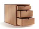 Schubladenbox Vaso, Buche, mit 3 Laden