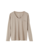 Schlafshirt, sand melange