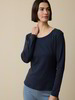Langarmshirt aus Bio-Baumwolle, mitternachtsblau