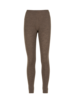 Leggings aus Bio Wolle, walnuss melange