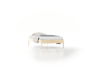 Bett Almeno, 100 x 200 cm, ohne Betthaupt, Esche