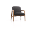 Fauteuil Ketil, Eiche, Wollstoff Stavang Mocca (63)