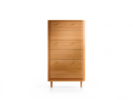 Schuhschrank Tonda, 3 Klappen, Buche